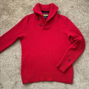 Ralph Lauren Red Turtleneck Sweater